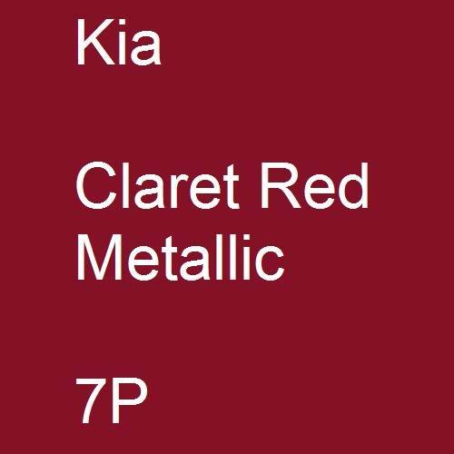 Kia, Claret Red Metallic, 7P.